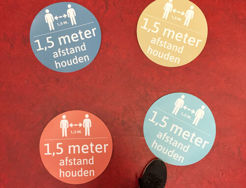 Vloerstickers 1,5 meter